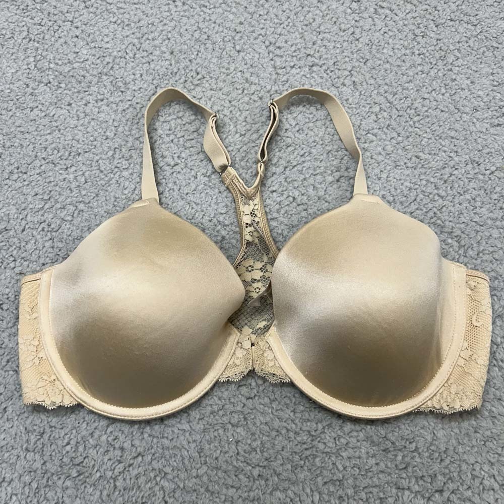 Maidenform Bra 36D T-Shirt Bra 07112 One Fab Fit Lace T-Back Shaping Underwire
